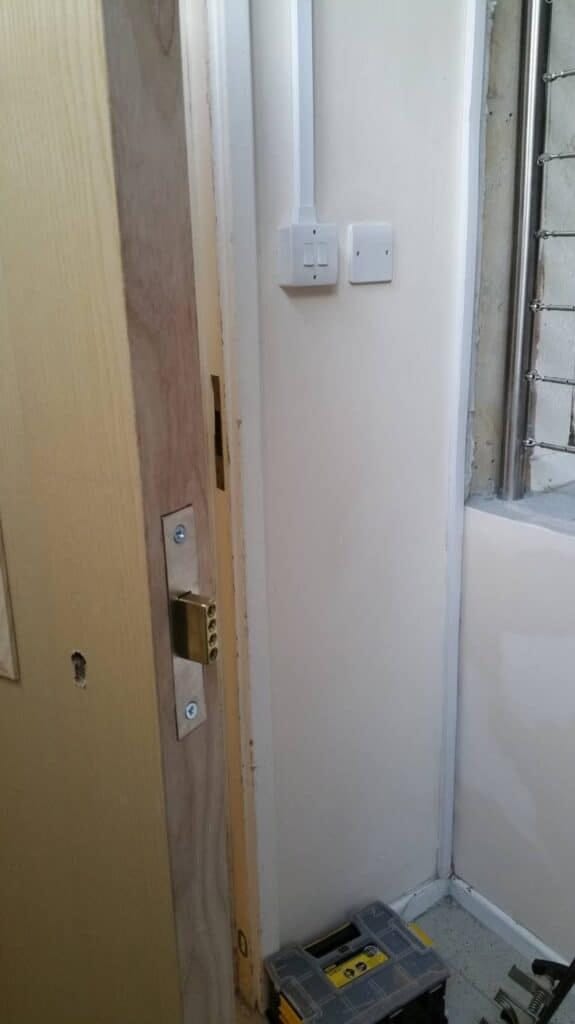 Full Installation of Internal Fire Doors in Falmouth 3 - New Deadlock (No Handles) fitted