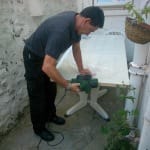 Internal door repair after burgalry