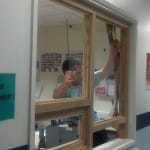 Fitting of the glass