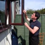 Replacing a damaged Upvc window multipoint lock