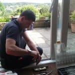 Repairing a 2 point patio door lock
