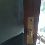 New lockcase in position