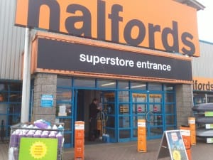 Lock replacement at Halfords Camborne