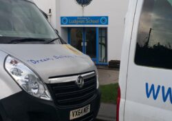 Electronic door lock installation at Ludgvan School, Cornwall